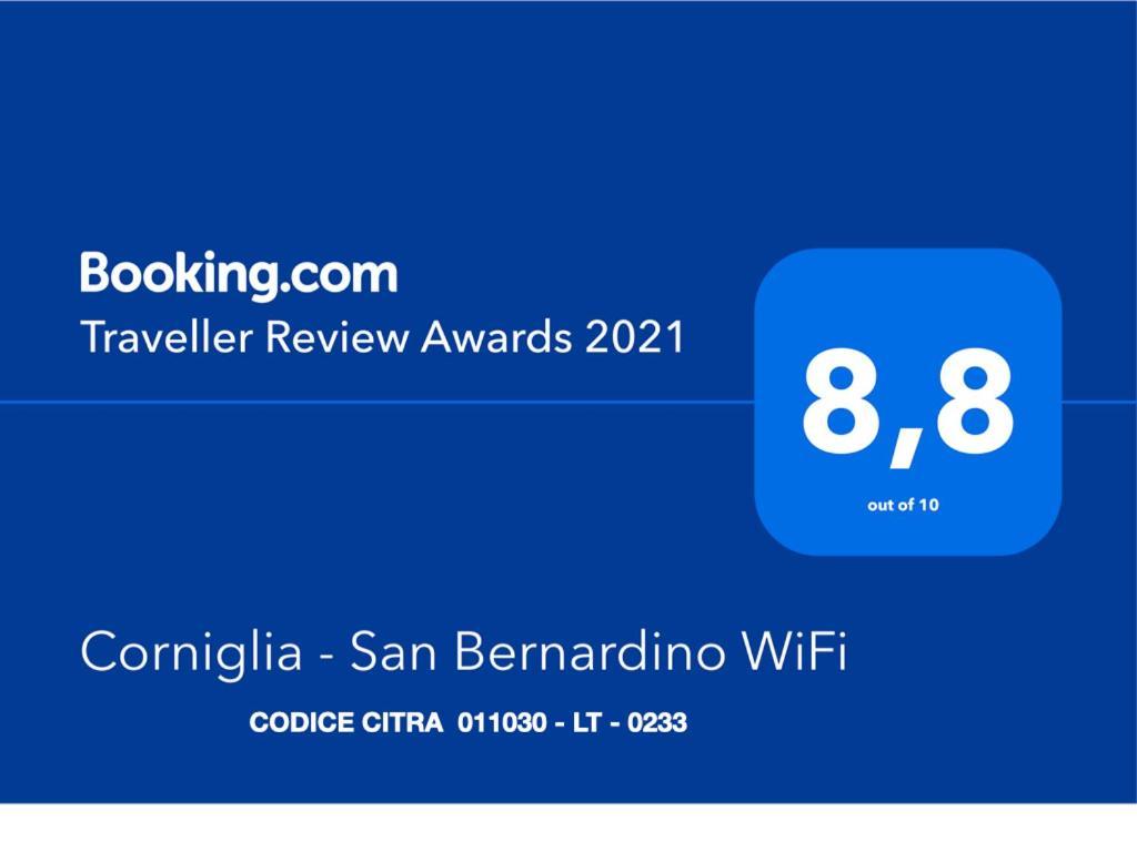 Corniglia - San Bernardino Wifi Apartment Exterior photo